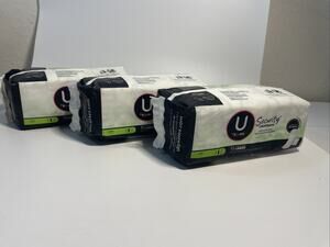 LOT OF 3 U by Kotex Security Lightdays Panty Liners Long 16ct Packs (48 Total)
